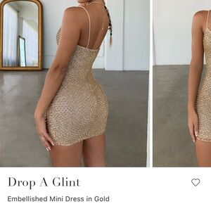 Sparkly Gold Dress✨